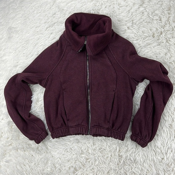 Lululemon Plush Times Jacket Heathered Dark Adobe / Dark Adobe - Picture 1 of 8